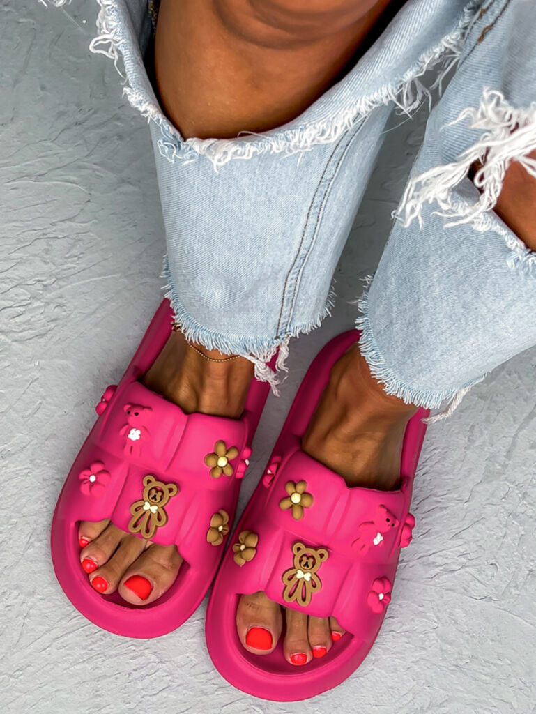 Gumené papuče zdobené medvedíkmi MAGGIE+ - next