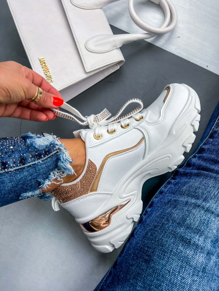 Dámske tenisky zdobené kamienkami OMAHA+