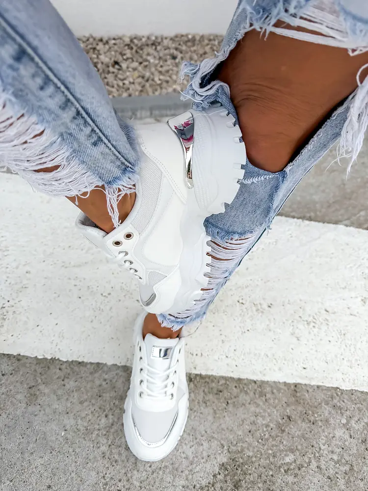 Biele dámske tenisky NORMA+ - next