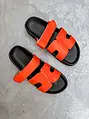 Oranžové dámske šľapky KIMBER-