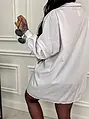 Biela oversized košeľa DESIRE+