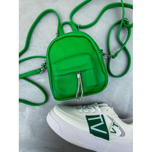 E-shop Mini ruksak so striebornými detailmi NADINE