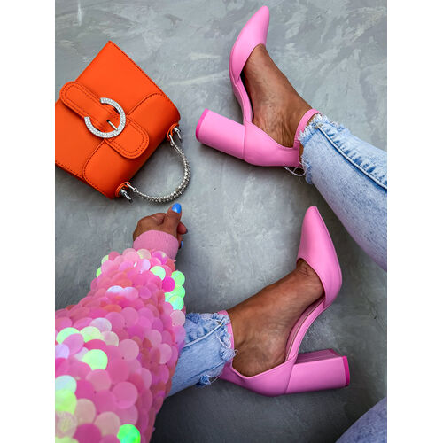 Ružové dámske sandále NIKOLA* veľkosť: 40