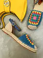 Farebné sandálové espadrilky LENORA+