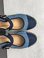 Denim sandálové espadrilky AMERICA+