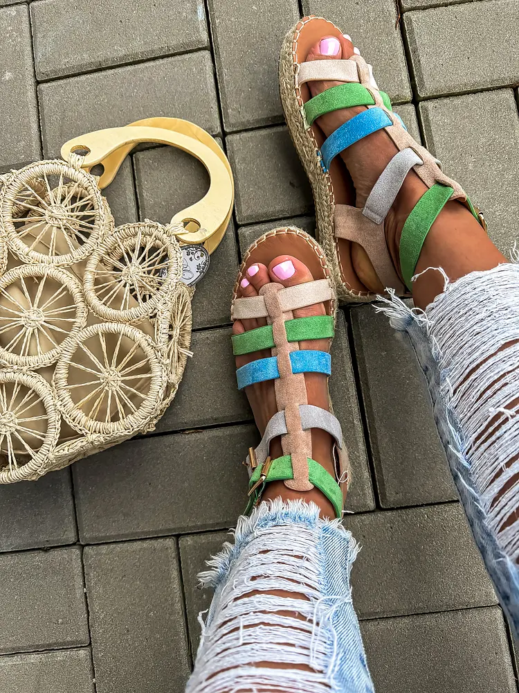 Farebné dámske sandále VENICE- - next