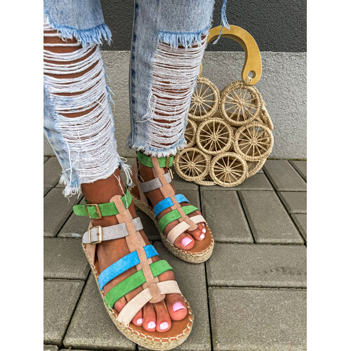 Farebné dámske sandále VENICE* veľkosť: 40