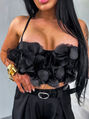 Čierny bralet top DEMI