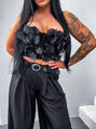 Čierny bralet top DEMI