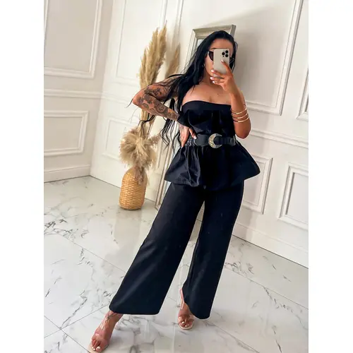 Elegantný overal s opaskom BELLADONNA+ veľkosť: one size