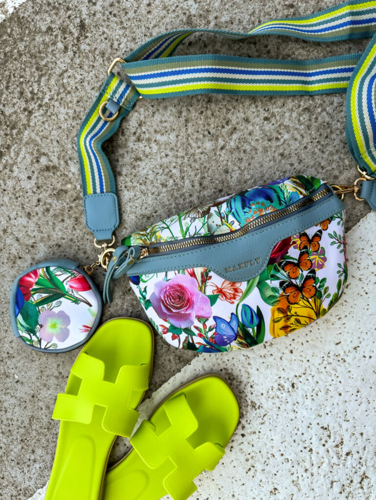 Kvetovaná crossbody kabelka ZENA+