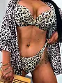 Leopardie push-up bikiny+