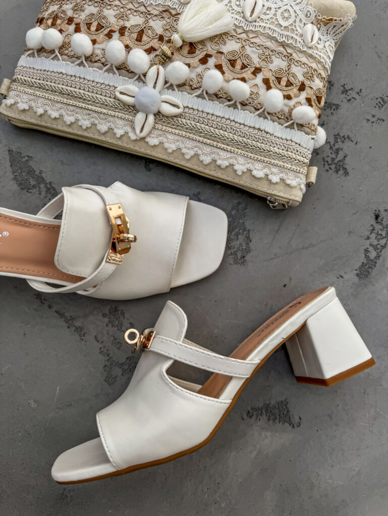 Šľapky na vysokom podpätku SHYLA+