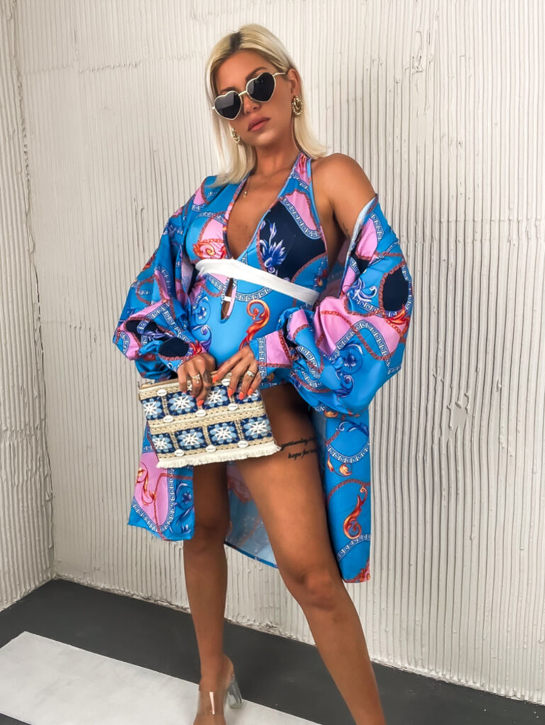 Jednodielne plavky s kaftanom MIRELA+ - next