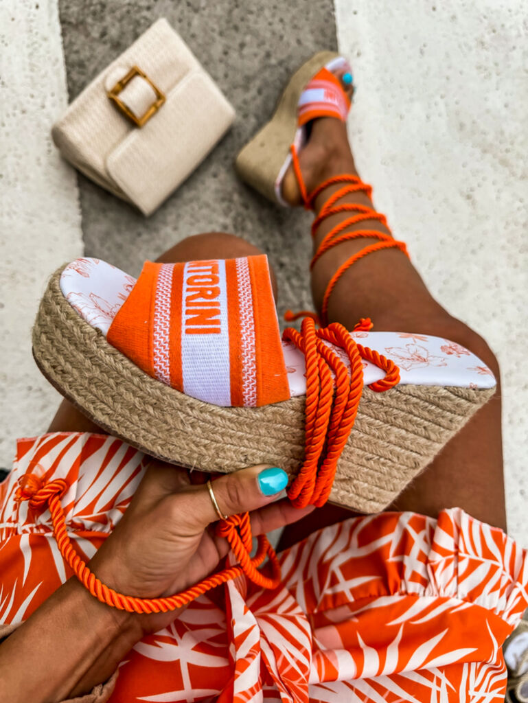 Platformové sandále na viazanie CRISTINA+ - next