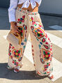 Vzorované palazzo nohavice LOURDES