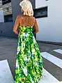 Zelené maxi šaty FIORENTINA+