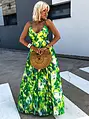 Zelené maxi šaty FIORENTINA+