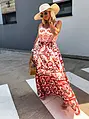 Vzorované maxi šaty MYKONOS+