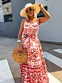 Vzorované maxi šaty MYKONOS+