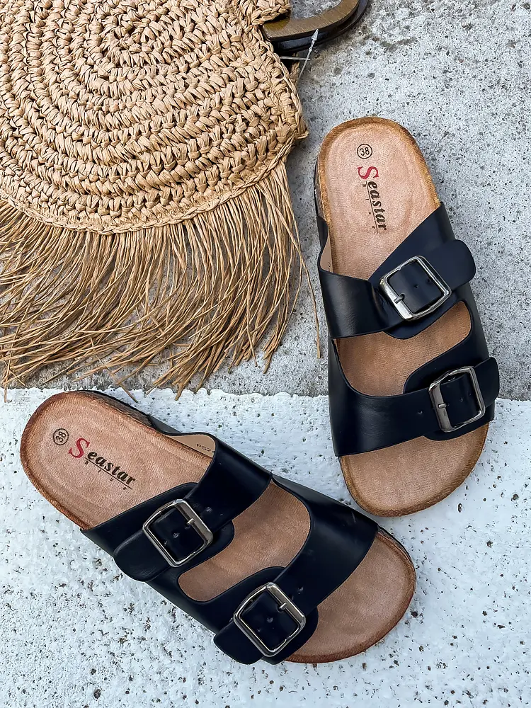 Čierne dámske šľapky BERTY- - next