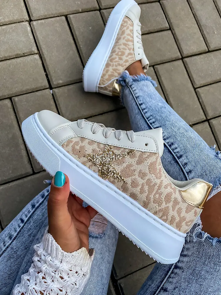 Leopardie dámske tenisky CARRY-