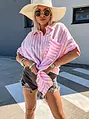 Oversized pásikavá košeľa MISHA