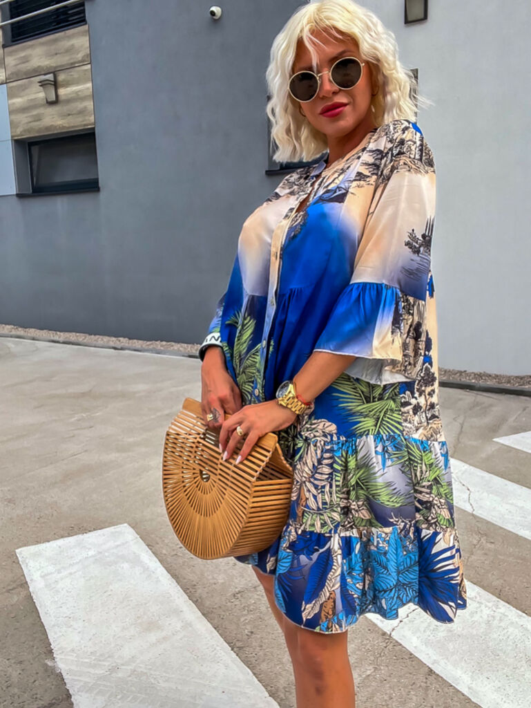 Vzorované košeľové šaty NATALIE - next