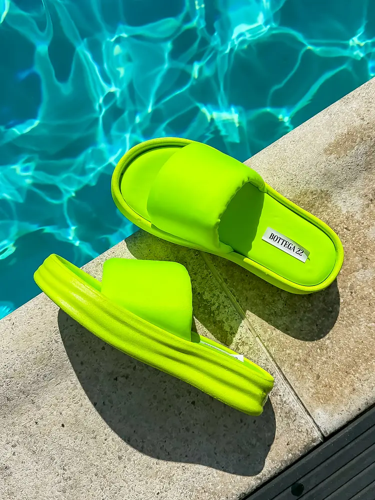 Neónovo-žlté šľapky AVIVA+