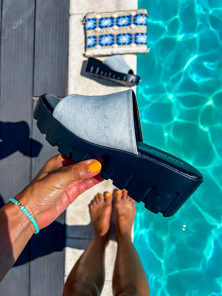 Platformové šľapky CORNELIA-