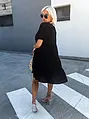 Čierne babydoll šaty ALISON+