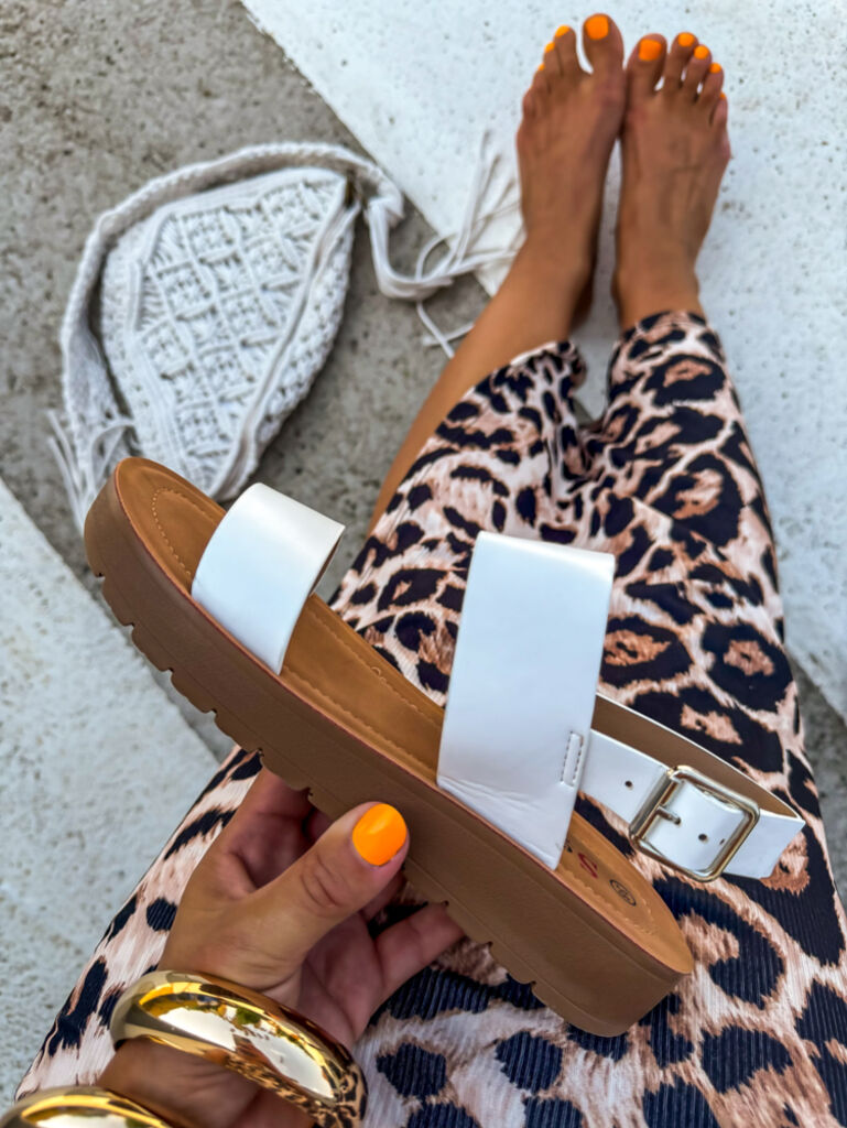 Biele dámske sandále ALIVIA+ - next