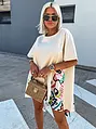 Vzorované oversized šaty ANNIKA