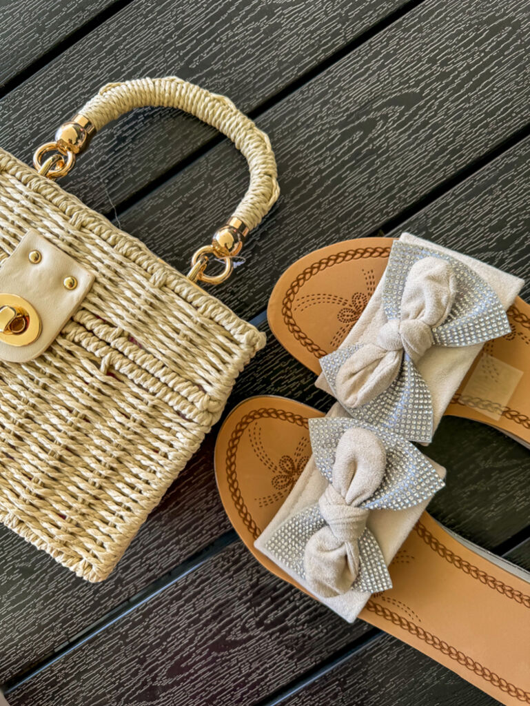 Dámske šľapky s mašlou MENORA+