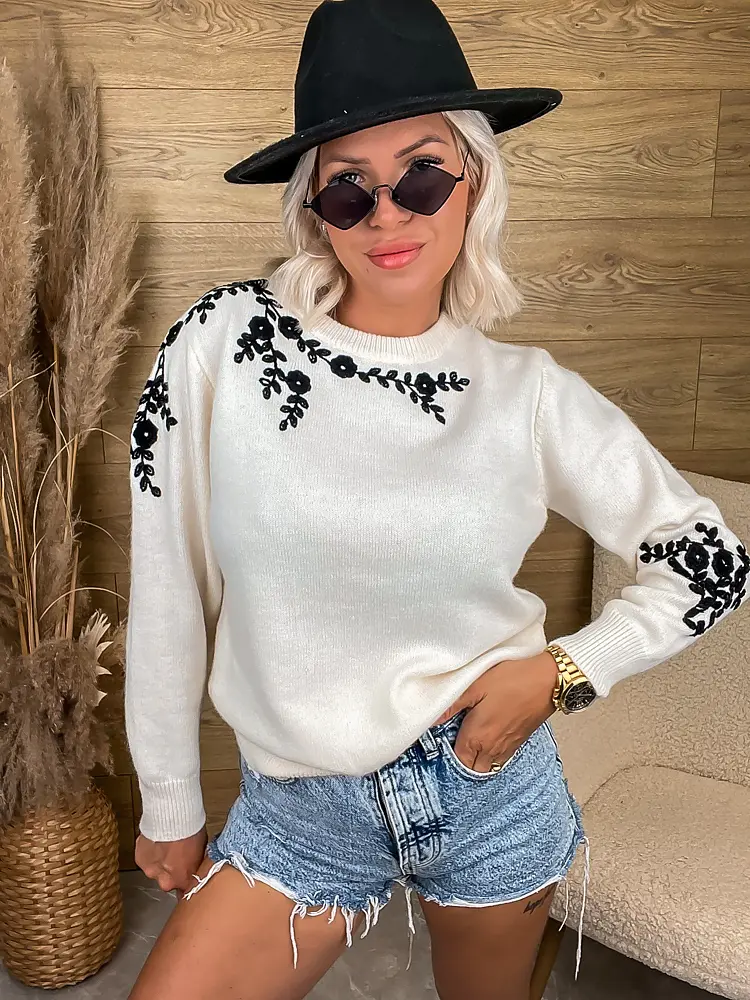 Dámsky pulóver FLORALYNN+ - next