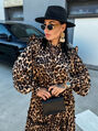 Dlhé leopardie šaty ISOLDA+