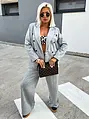 Športovo-elegantný sivý komplet TAMARA+