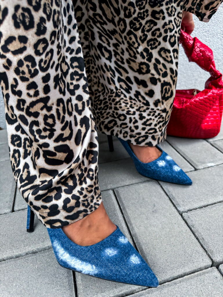 Elegantné denim lodičky EUDORA+ - next