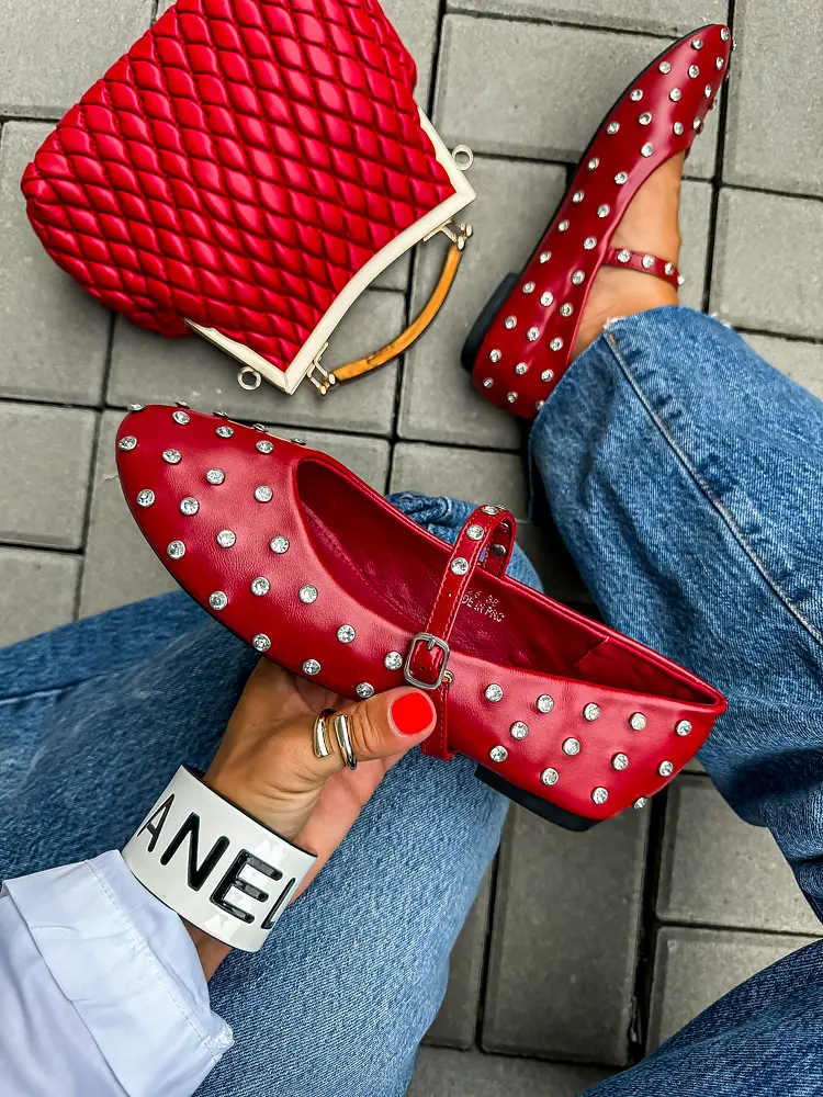 Balerínky so striebornými ozdobami ROSANNA-