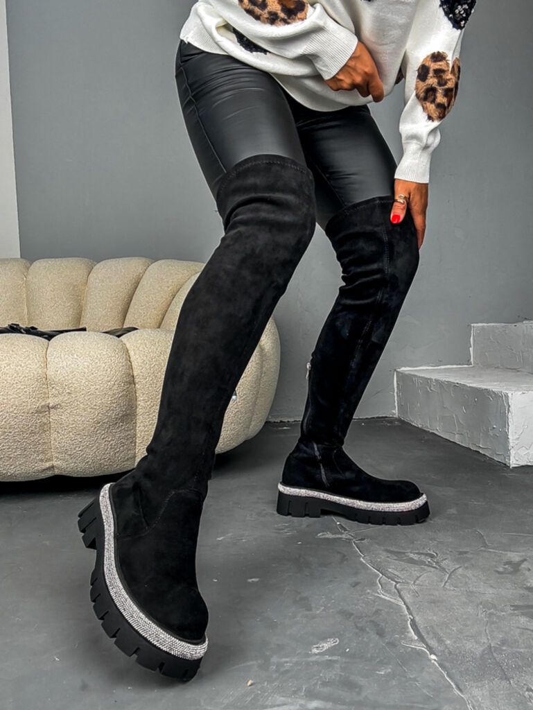 Čižmy nad kolená OLIVIA+ - next