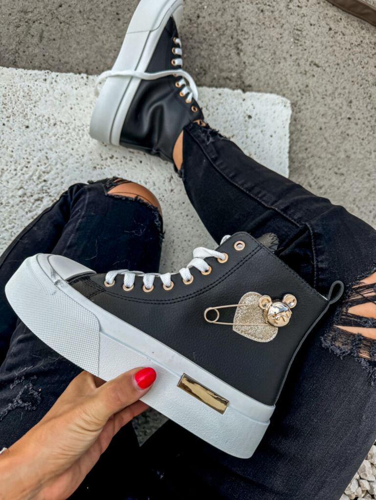 Členkové tenisky so zlatými ozdobami ARIADNE+ - next