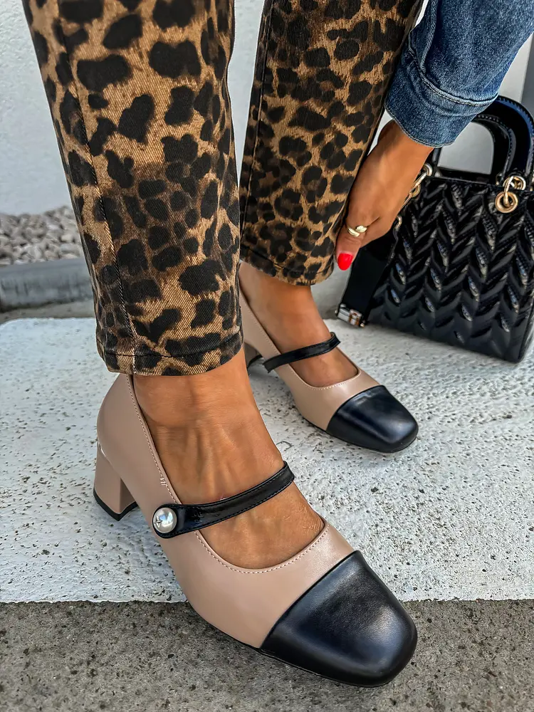 Elegantné béžové sandále HELGA+