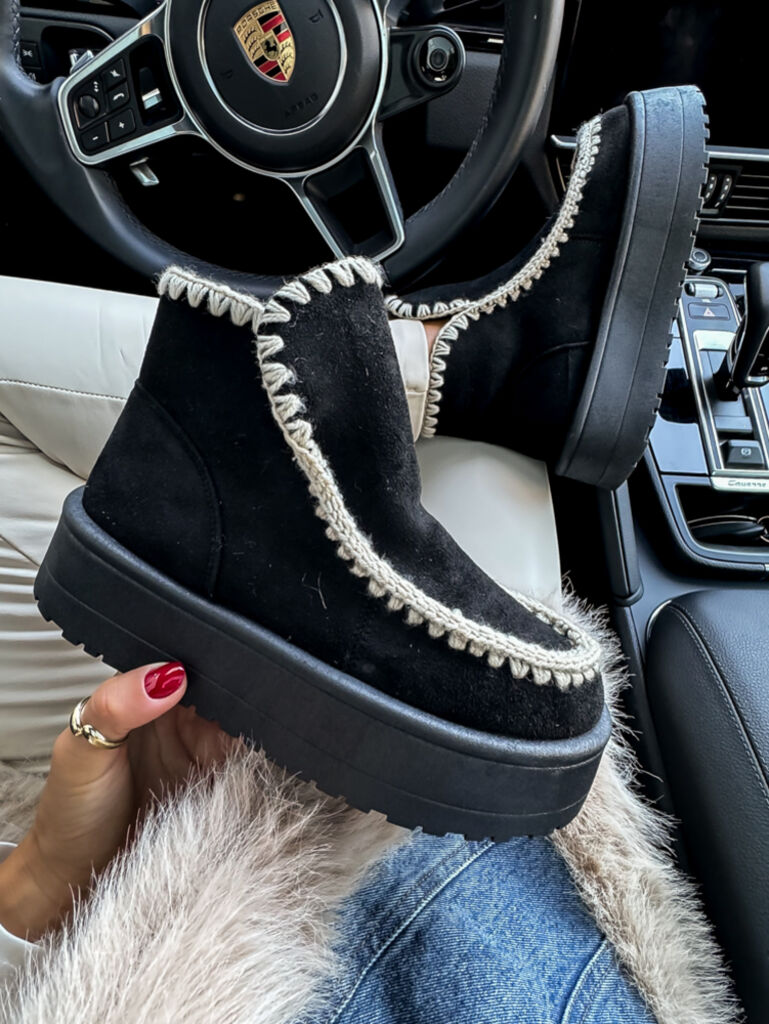 Semišové členkové čižmy DELILA+