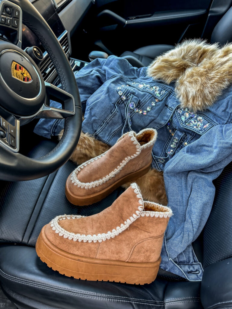 Semišové členkové čižmy DELILA+ - next