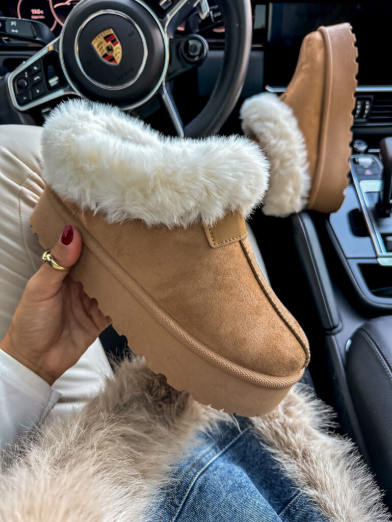 Teplé semišové topánky TAISHA+