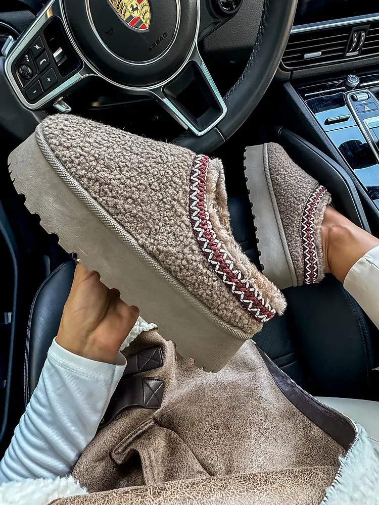 Teplé teddy topánky IMANI+