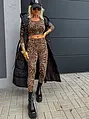 Športový leopardí komplet MAKENA+