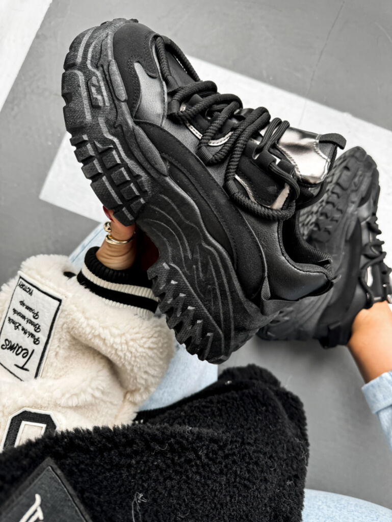 Čierne dámske tenisky KATIE+