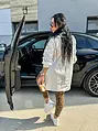 Dlhá oversized košeľa s potlačou MAERA+
