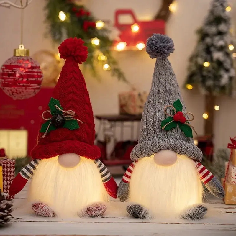 Vianočný škriatok s LED podsvietním+